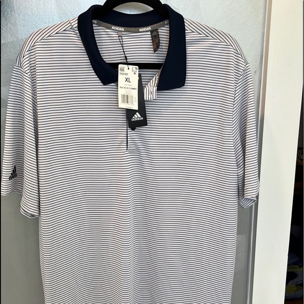 Adidas Golf Polo with UPF 50 Protection. New with Tags